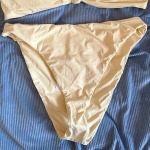 NWT Dippin Daisys XL Vanilla High Waisted Seashore swim bottom
